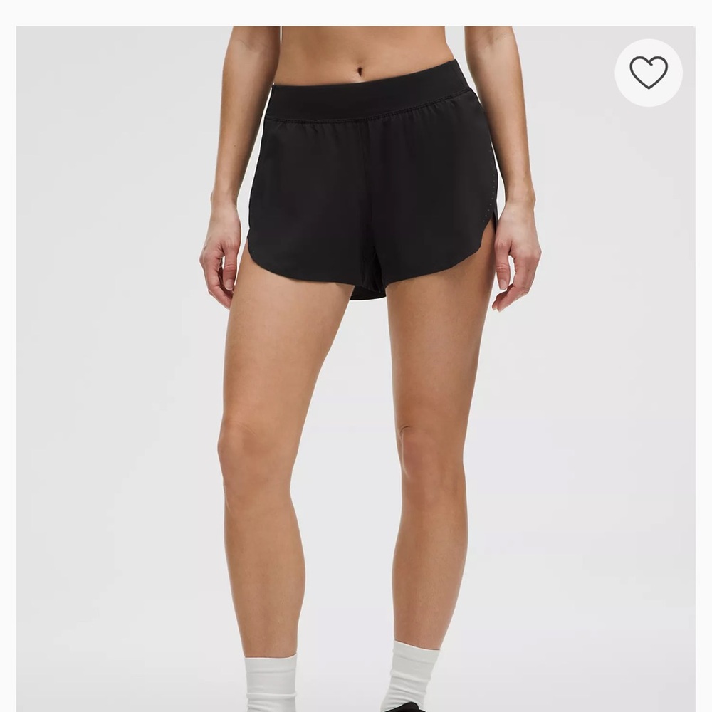 Lululemon fast and free high rise classic split short